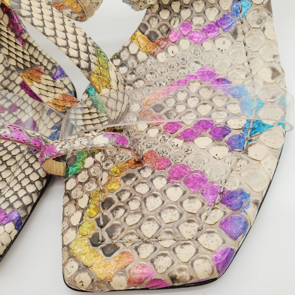 Alexandre Birman Katie Python Sandals 40 - image 8